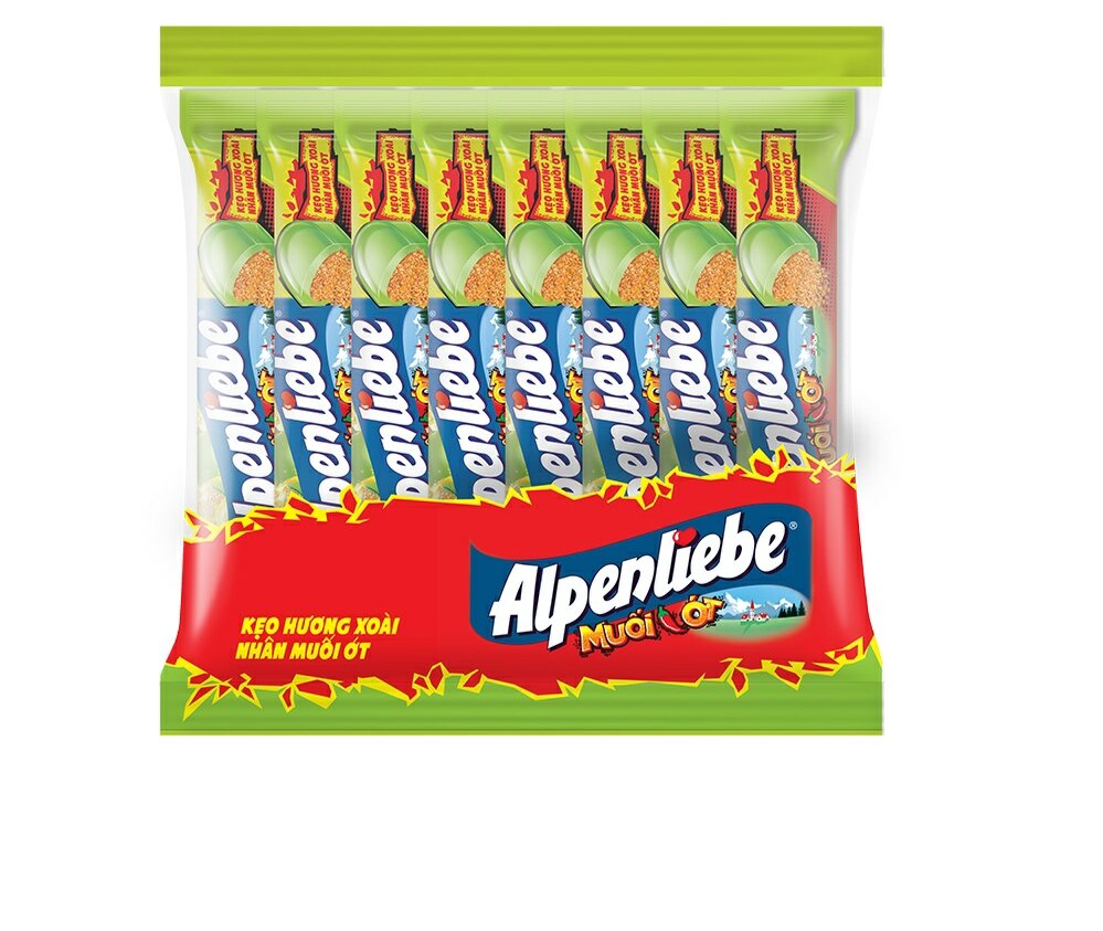 Kẹo ALPENLIEBE Hồng Trà Sữa, Muối Ớt
