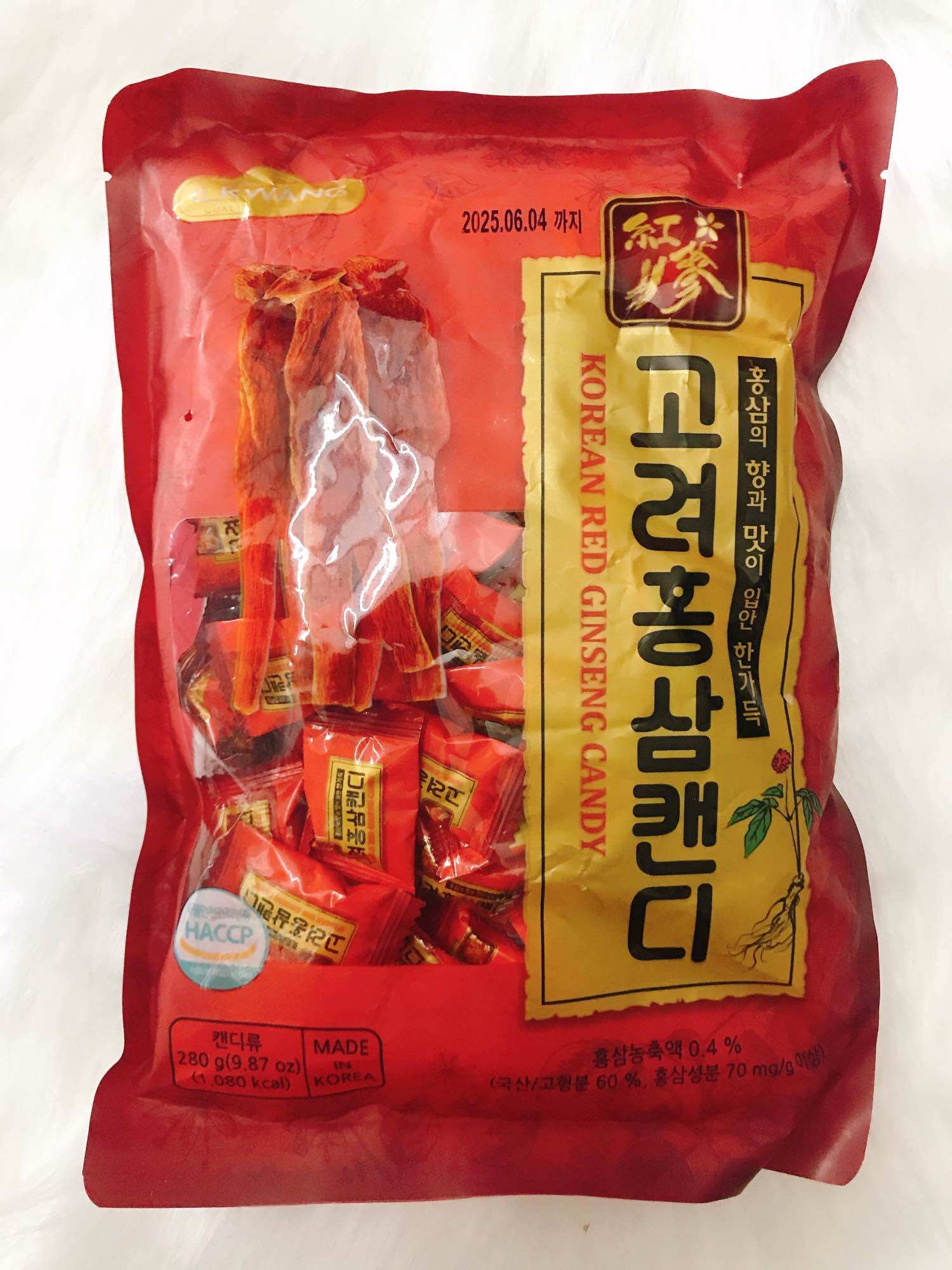 Kẹo sâm Hàn Quốc