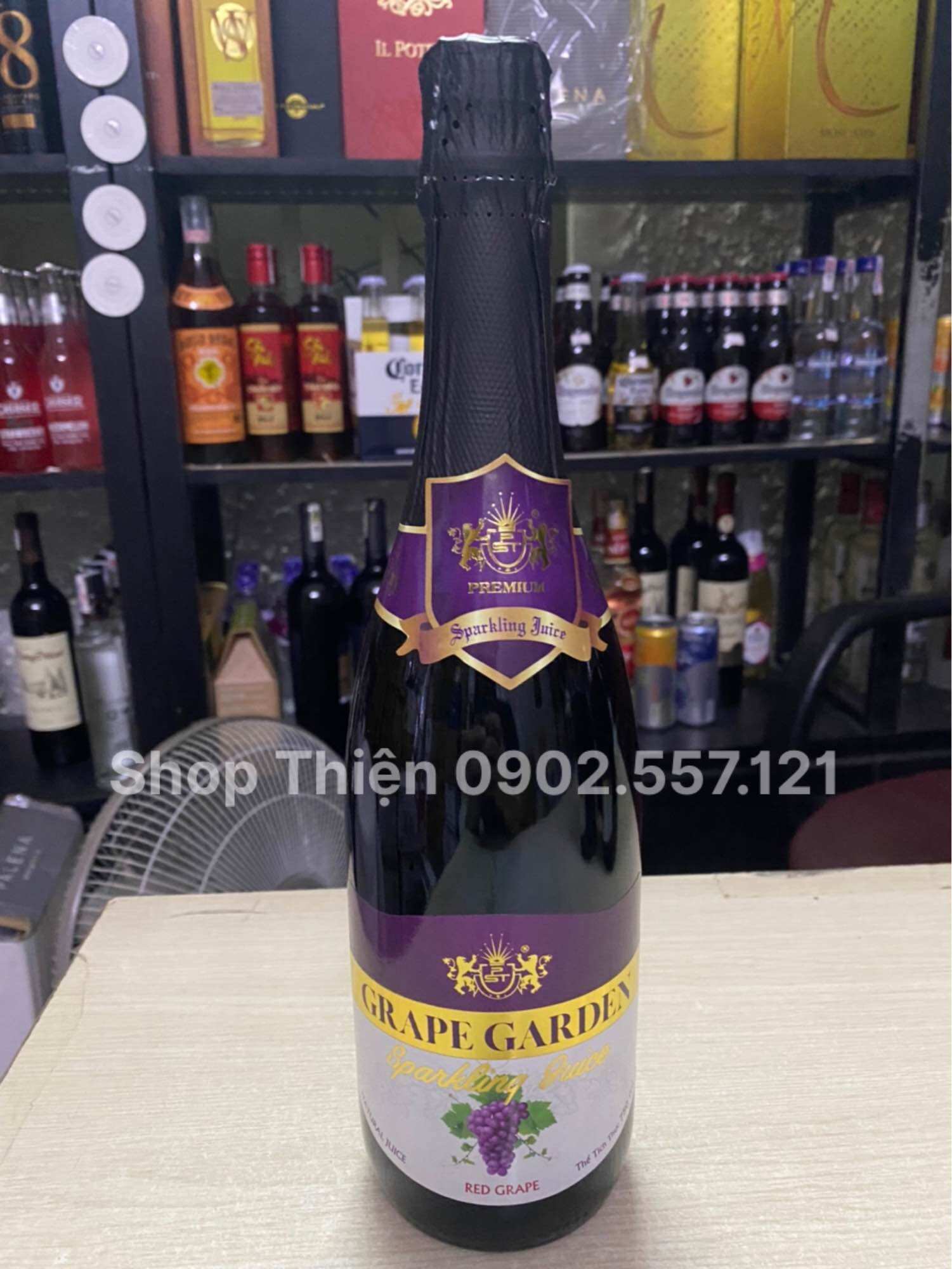 Nước Nho Đỏ Có Ga GRAPE GARDEN 750ml