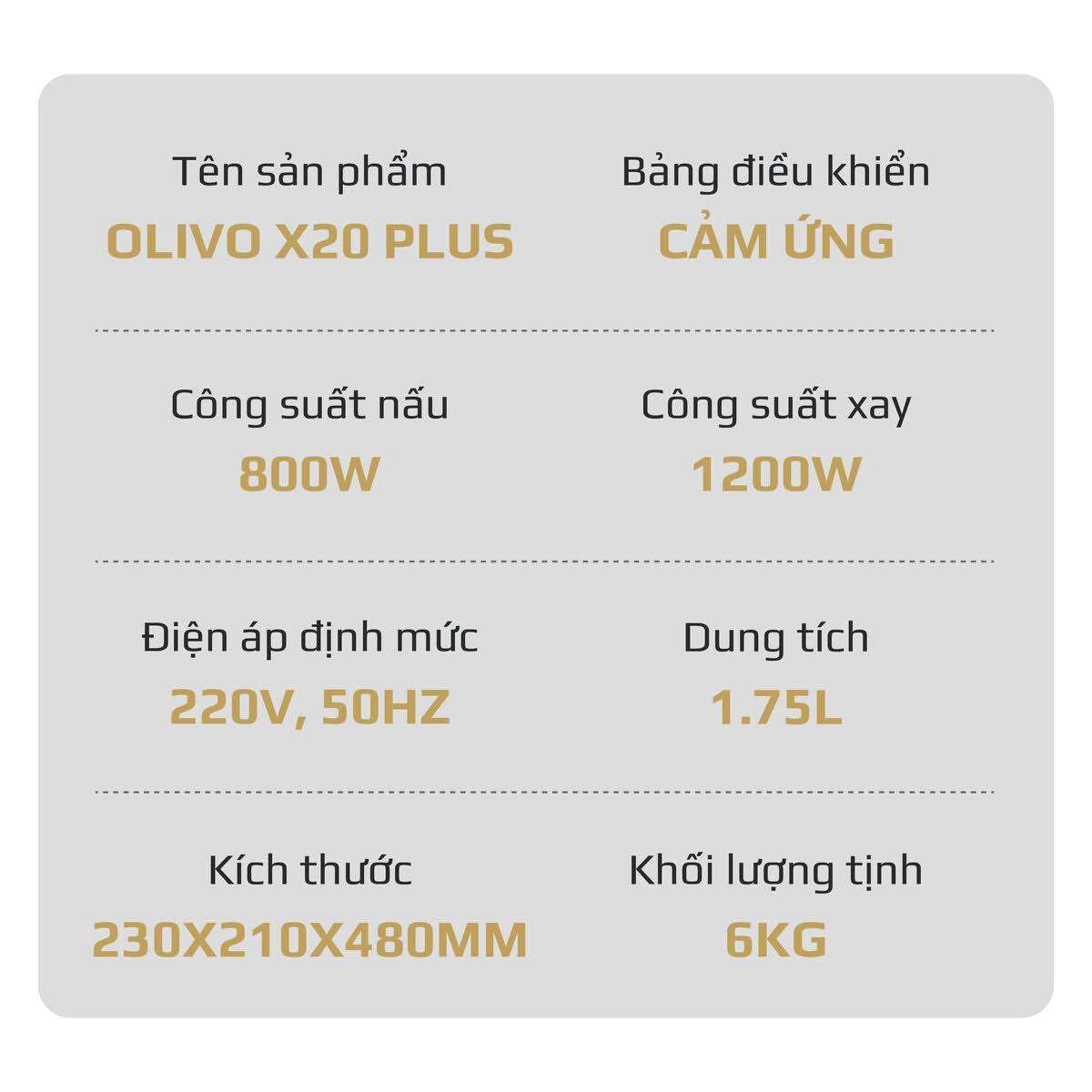 [CHÍNH HÃNG] Máy Làm Sữa Hạt OLIVO X20 PLUS - Thương Hiệu Mỹ 🇺🇸