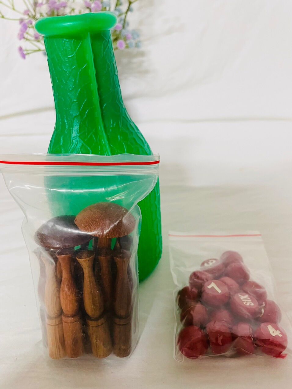 bộ dù, số đỏ, bình lắc bida