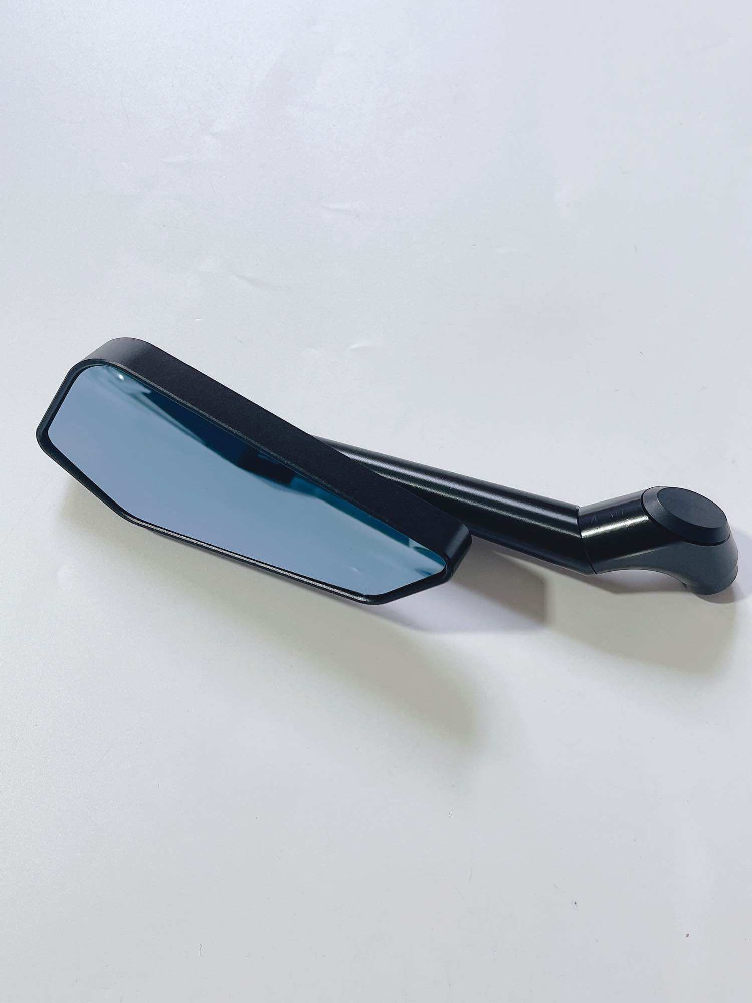 Kiếng kiểu 744 chân ngắn 3D màu đen, bạc & xiken, gương chiếu hậu xe máy 744, kính chiếu hậu