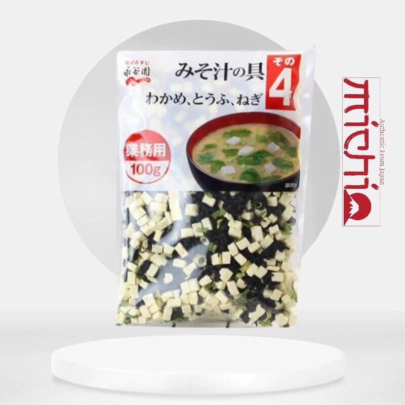 Rong biển nấu canh miso,rong biển đậu hũ khô nhật bản 100g