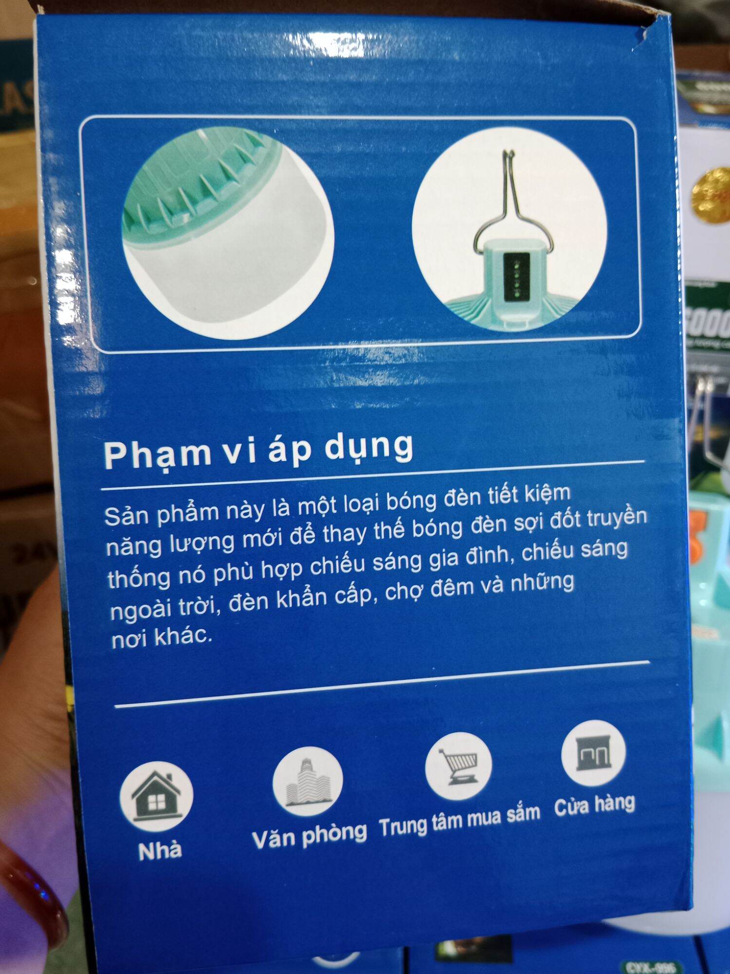 Bóng đèn sạc tích điện 60W [3 chế độ]