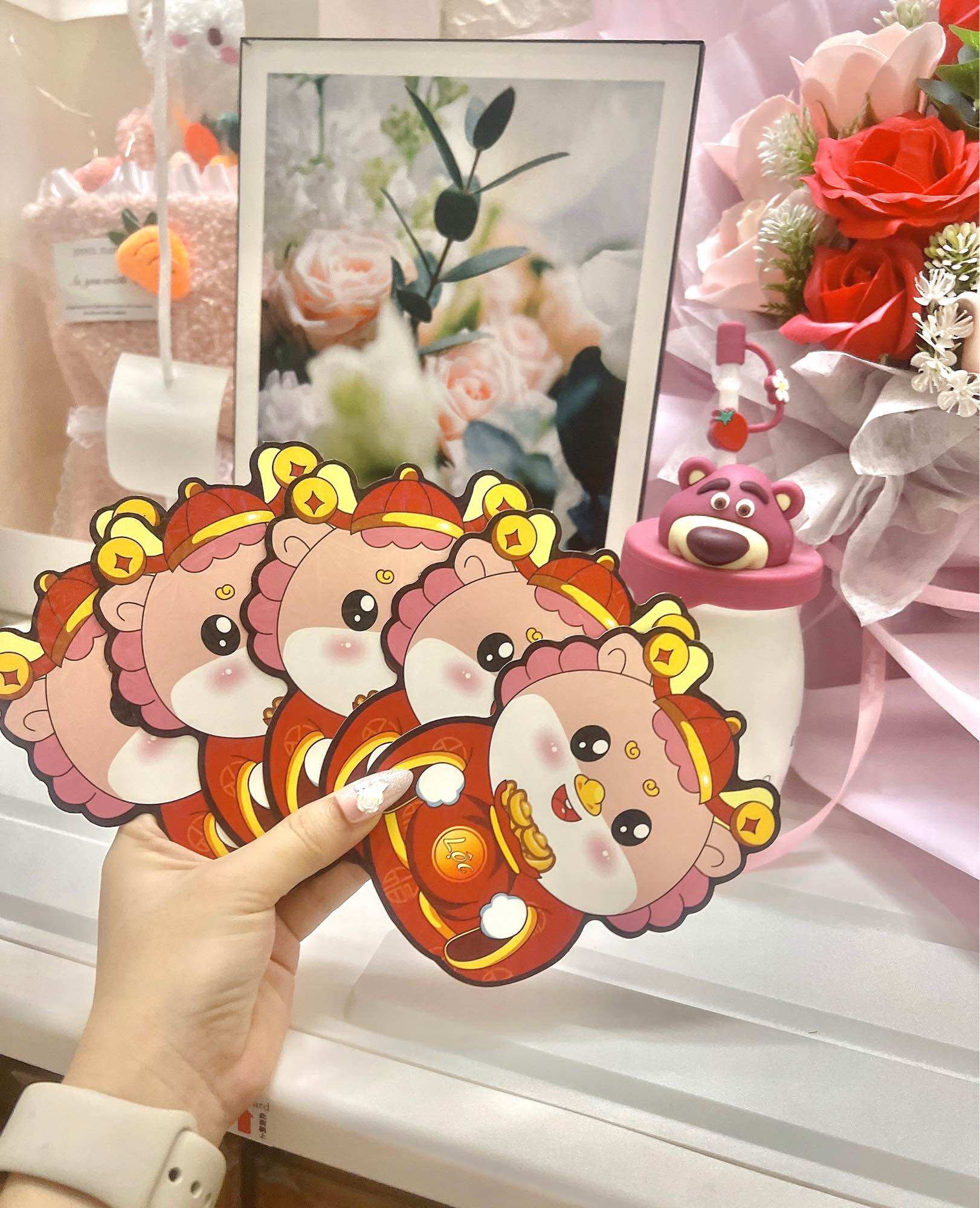 [COMBO 50 cái ] BAO LIXI CHIBI 2024 ( được mix nhiều mẫu )