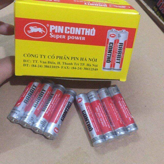 Hộp 40 viên pin con thỏ aaa size 1,5v