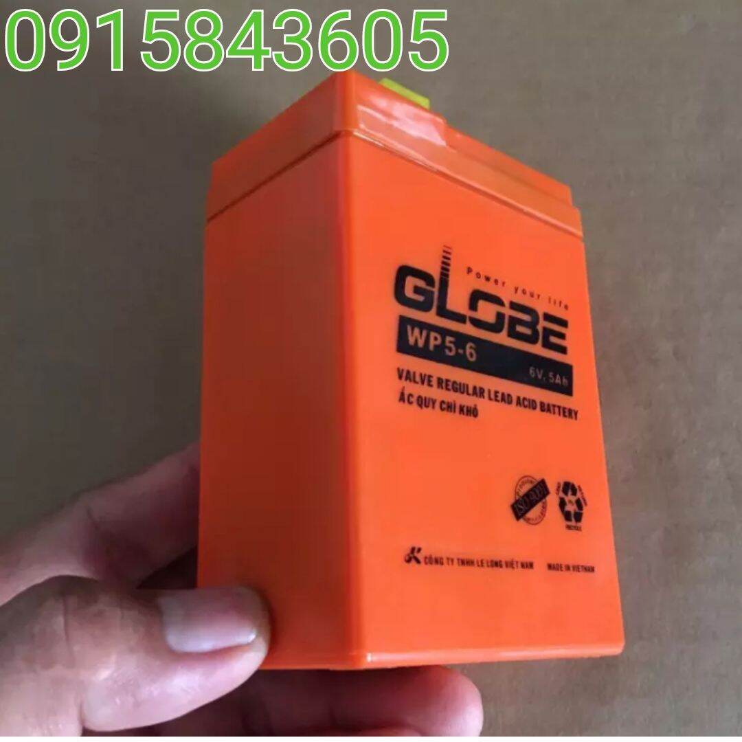 Ac quy quy kho 6V 5A h GLOB