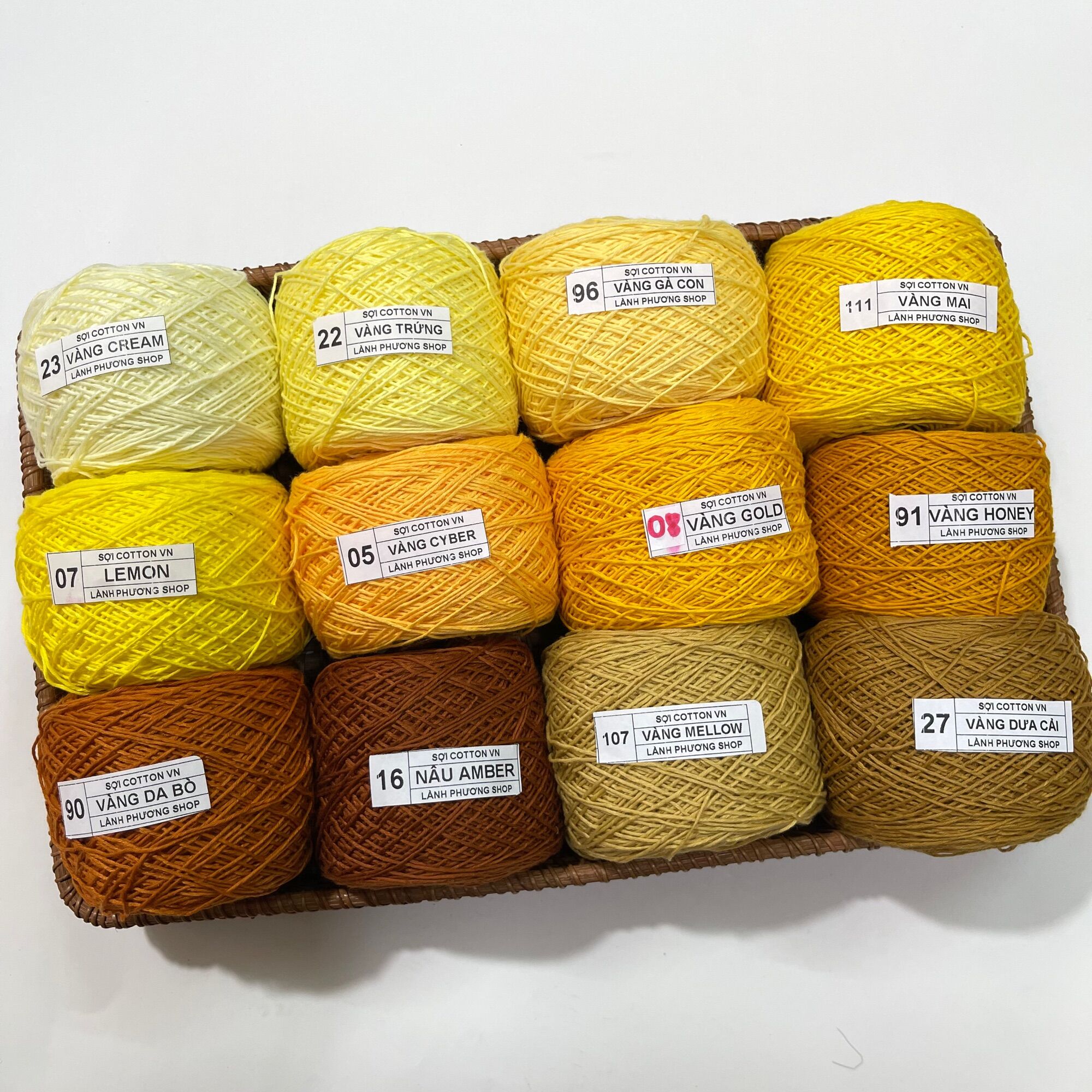 Sợi Cotton Việt Nam ( 100gr)