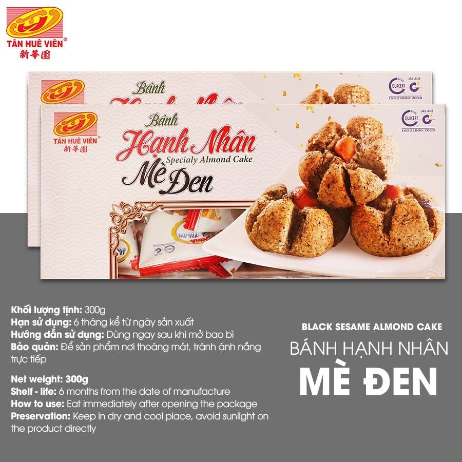 Hạnh nhân mè đen Tân Huê Viên