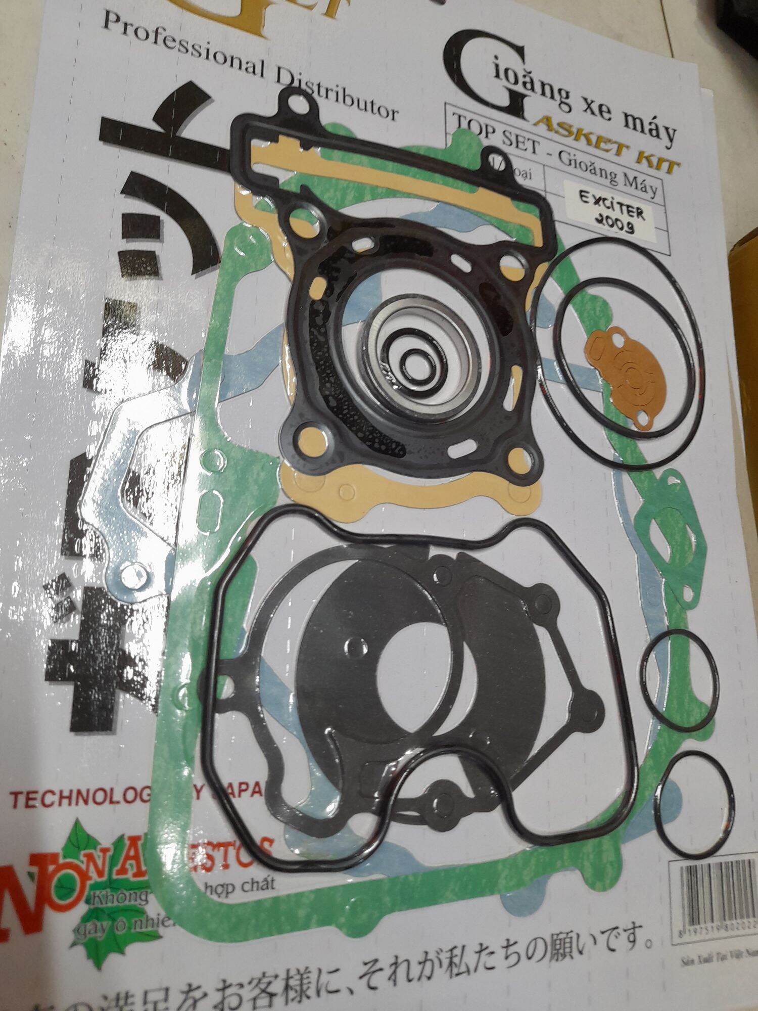 Bộ ron máy Gasket xe Exciter 2009, EX 135, EX 150