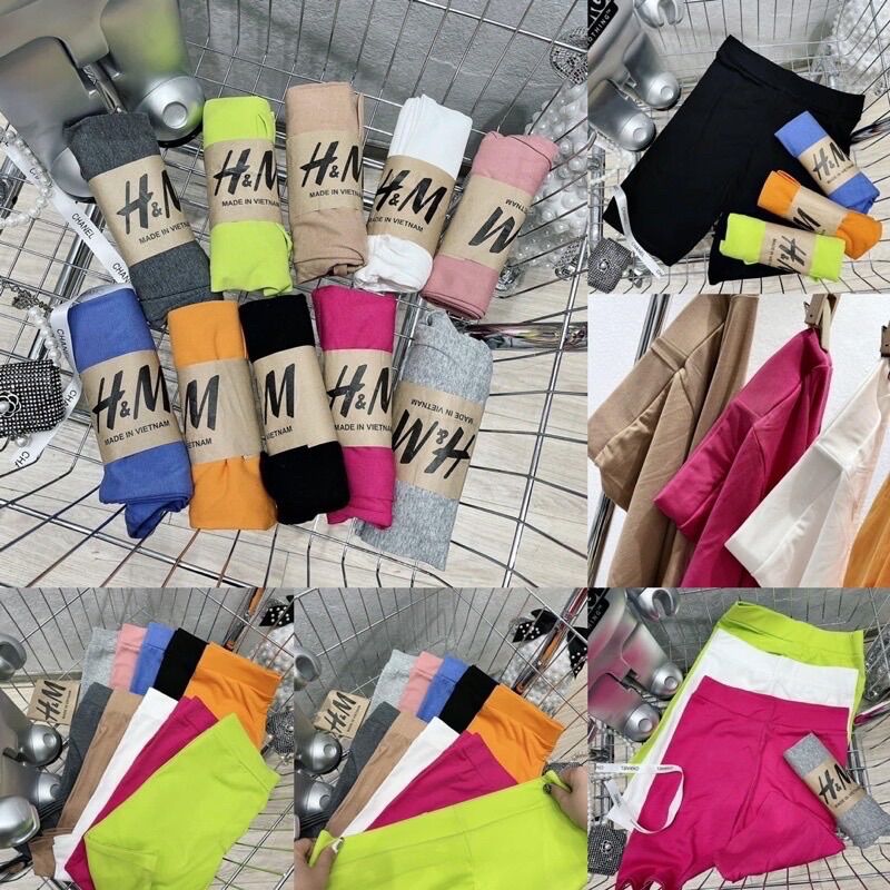 Quần Legging Ngố Quần Lửng Nhiều Màu