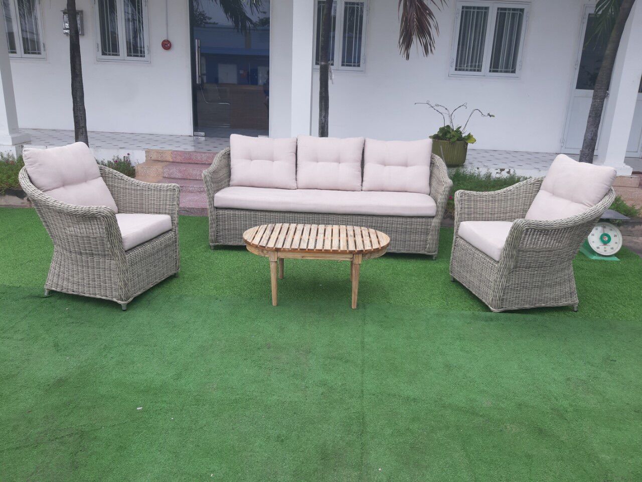 Bộ bàn ghế sợi nhựa VNXK