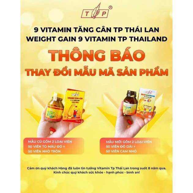 Vitamin Tăng Cân TP Thái Lan  Có check mã vạch sp chính hãng