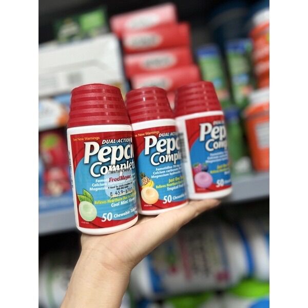 pepcid complete mỹ giảm chứng ợ nóng, hỗ trợ dạ dày