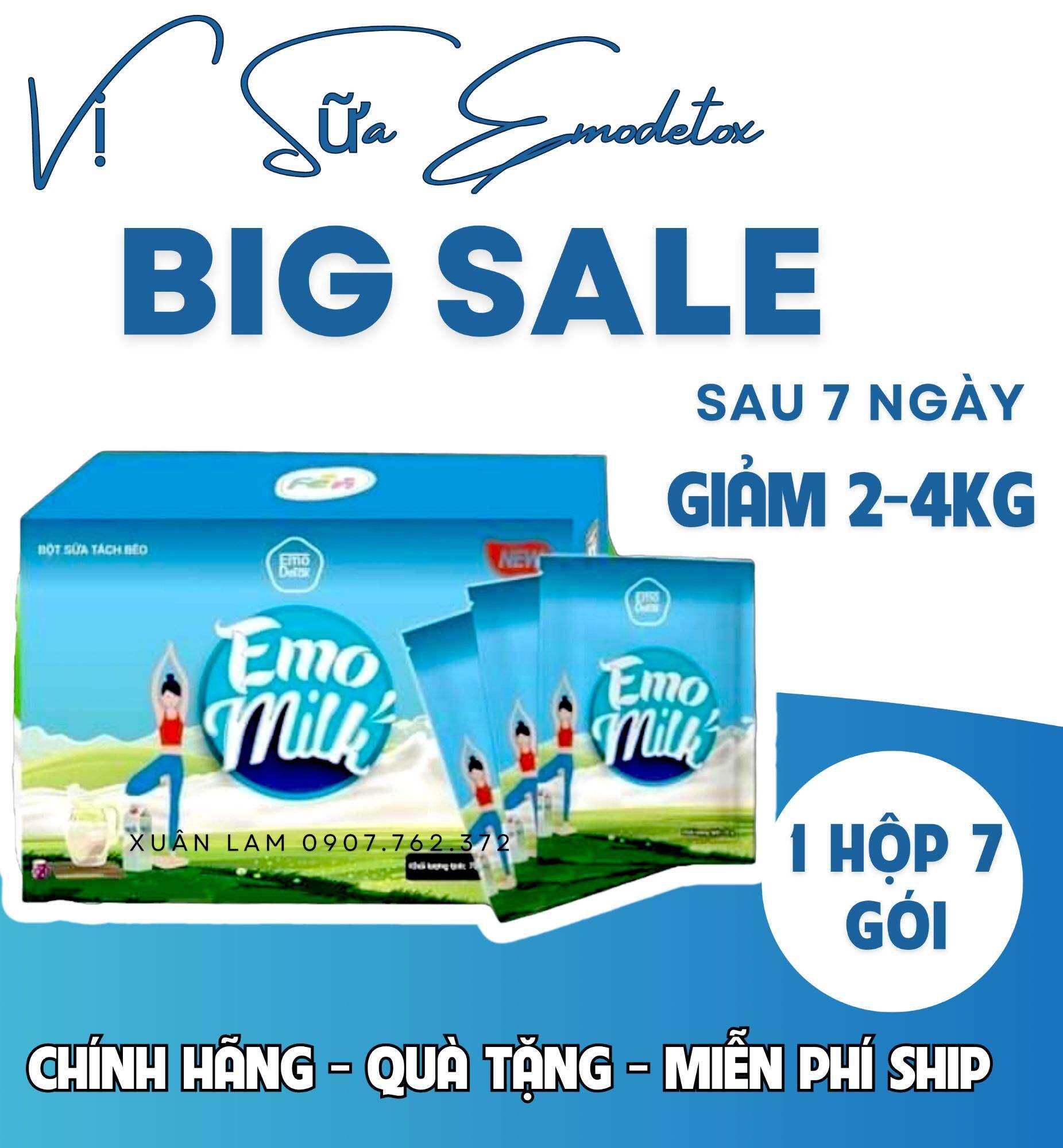 Emo Milk Vị Sữa Bò Tách Béo Giúp Giảm Cân Cấp Tốc