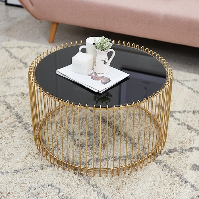 Bàn trà lồng chim, bàn sofa lồng chim 80cm.