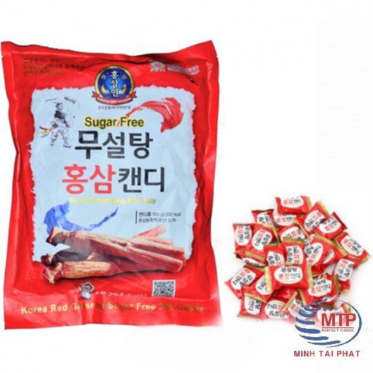 Kẹo Hồng Sâm Không Đường Hàn Quốc 365 Gói 500g