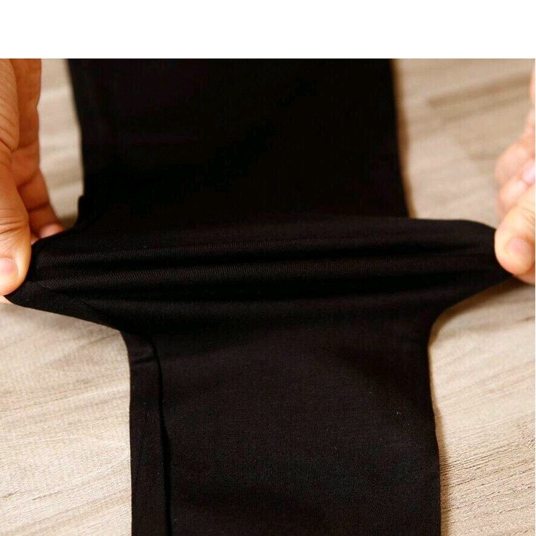 Quần legging nữ dài vải cotton co giãn có túi