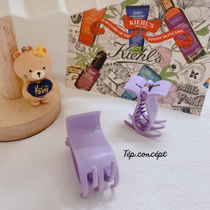 Kẹp càng cua 5 răng màu pastel cao cấp (ảnh thật shop chụp)