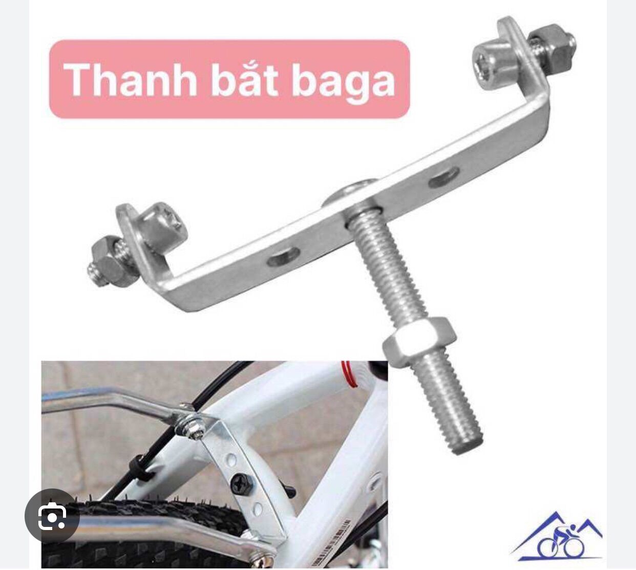 Thanh bắt baga cho mọi xe đạp , cầu nối baga