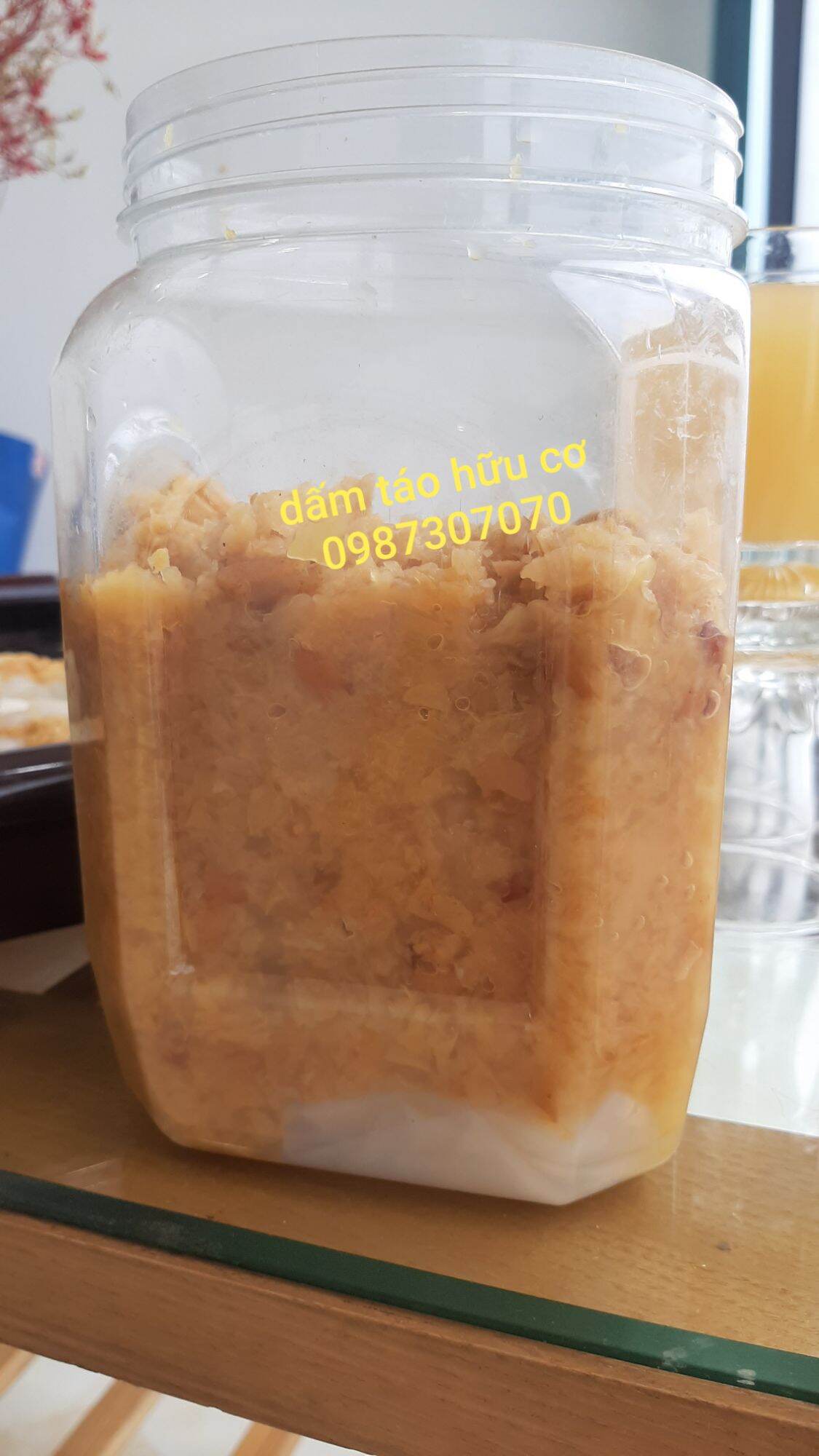 DẤM TÁO CÓ CON GIẤM CÁI 1000ML