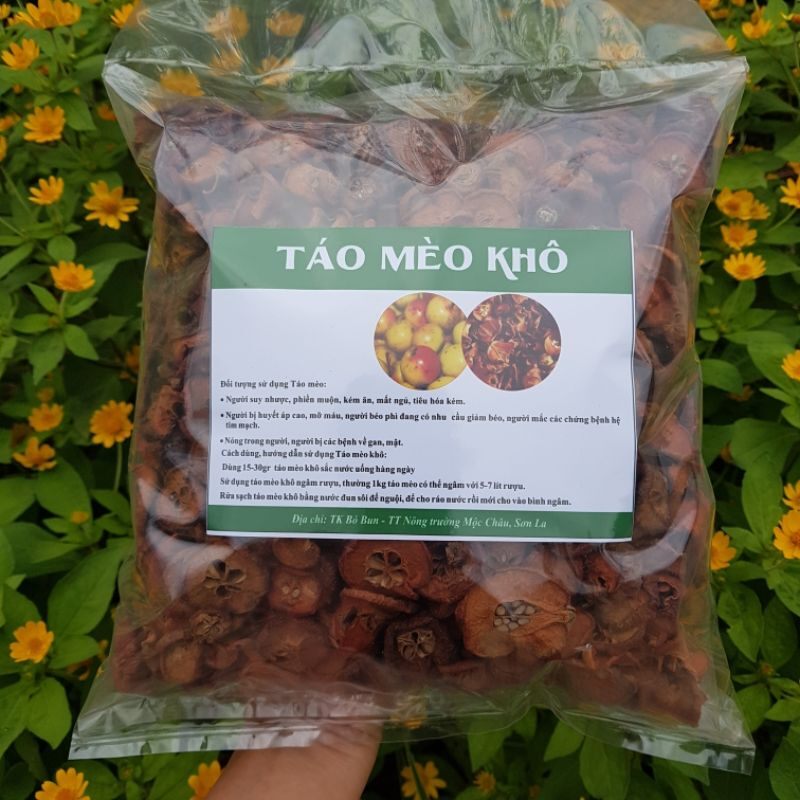 Táo mèo khô tây bắc loại đẹp 1 kg