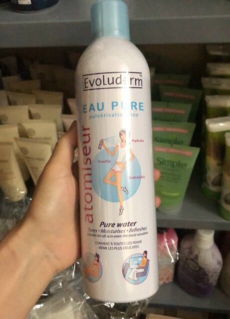 XỊT KHOÁNG EVOLUDERM CỦA PHÁP 400ML