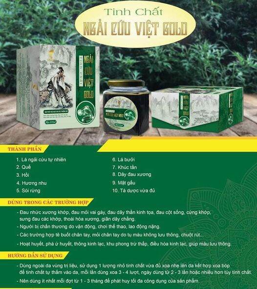 TINH DẦU NGẢI CỨU VIỆT 200 ml