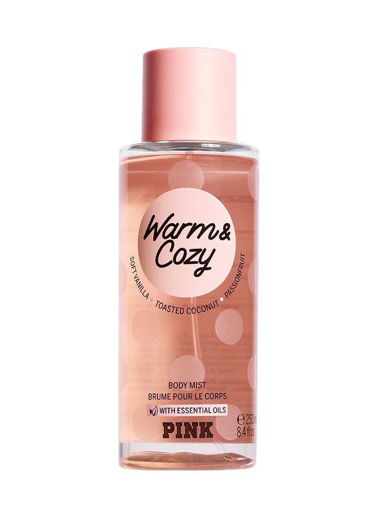 [Auth]Xịt thơm lưu hương toàn thân dòng Pink Victoria ‘s Secret - Warm & Cozy 250ml