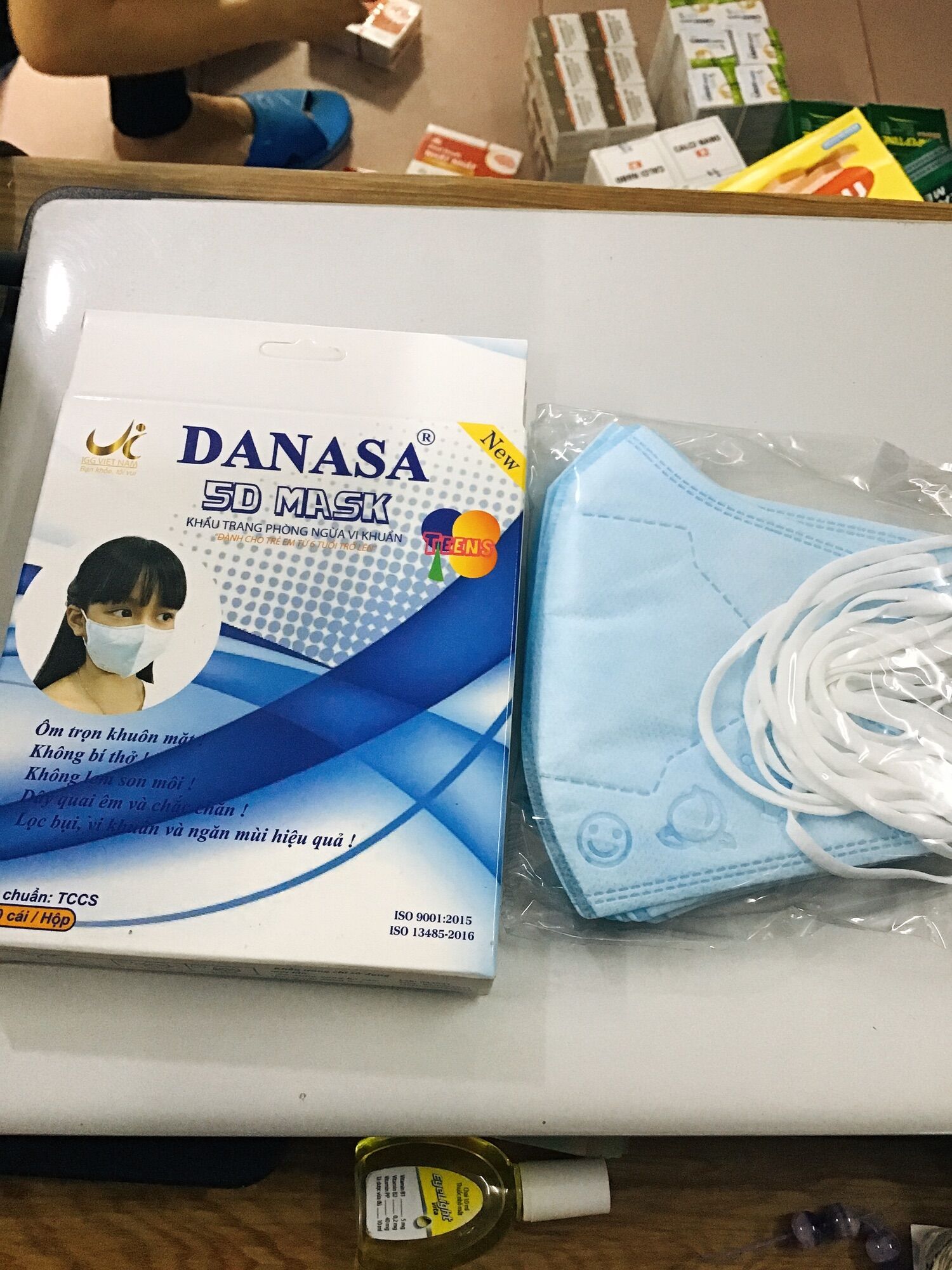 khẩu trang DANASA 5D mask (1hộp / 10 cái)