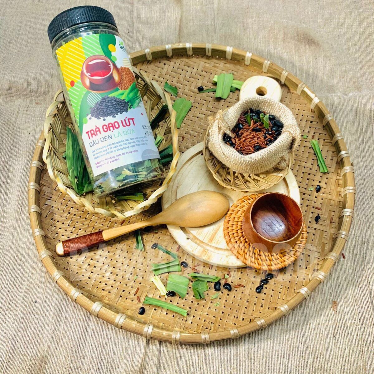 Trà Gạo Lứt Đậu Đen Lá Dứa - Bamboo