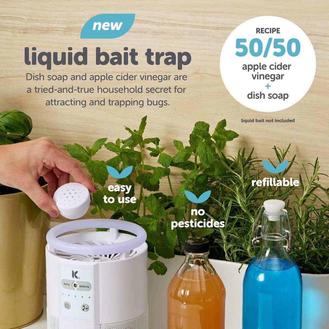 Đèn bắt muỗi  KATCHY DUO 2 IN 1