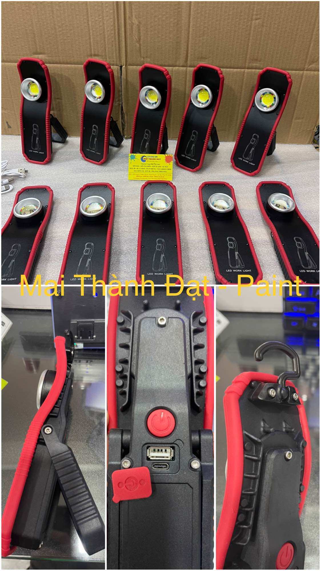 Đèn led cầm tay soi lỗi sơn, soi sáng