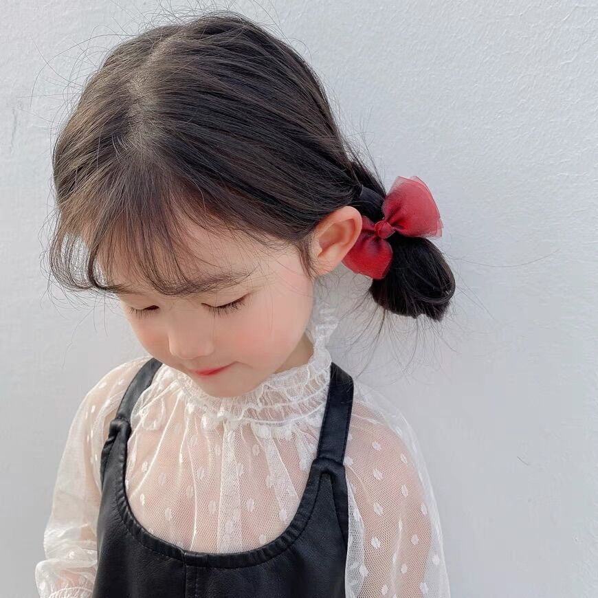 Cặp 2 cột tóc nơ cho bé 1