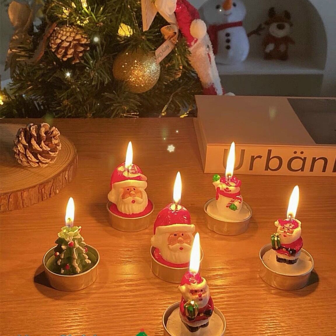 sét 3 Đèn cầy( nến) Noel mẫu cực xinh - Leicashop