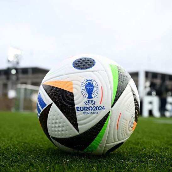 Quả bóng đá Euro24 Size 5, banh bóng đá đúc mẫu mới nhất + Tặng kim bơm, túi lưới