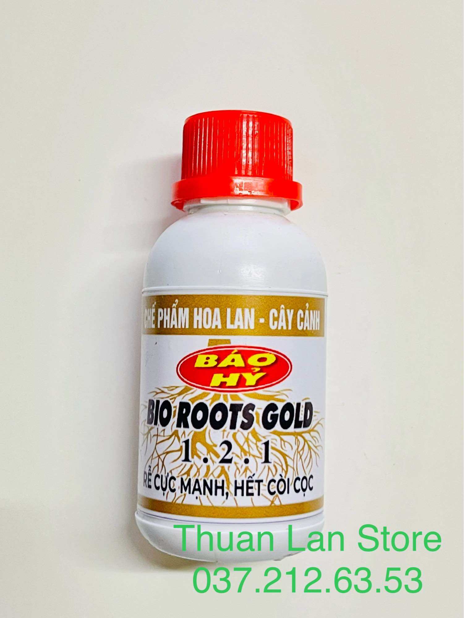 Chế phẩm kích rễ dưỡng rễ bio roots gold 1-2-1 báo hỷ chai 100ml