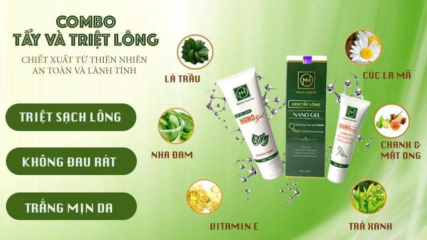 KEM TRIỆT LÔNG NANO GEL