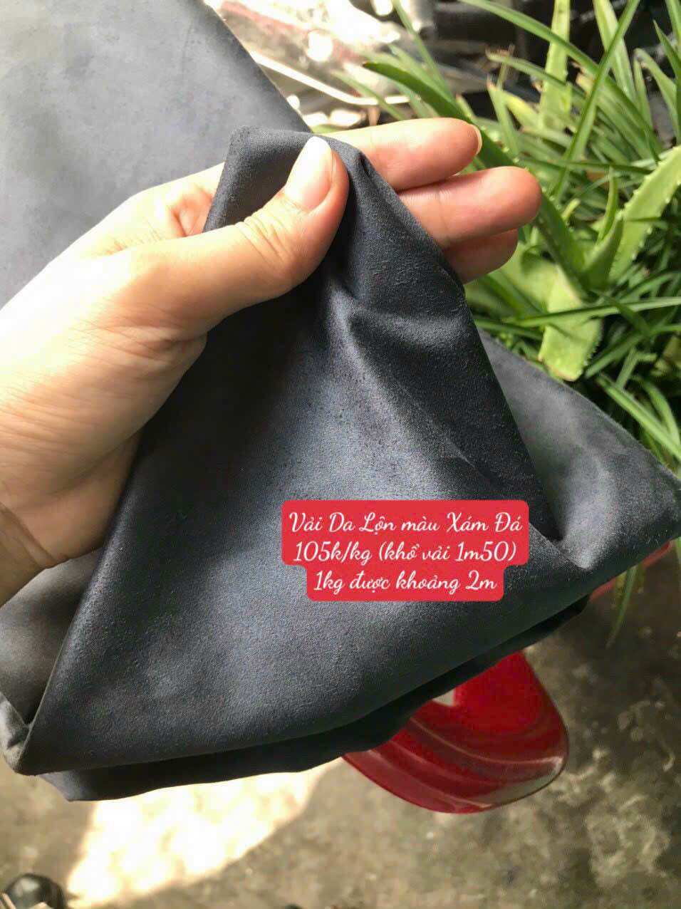 Vải Da Lộn nhiều màu
