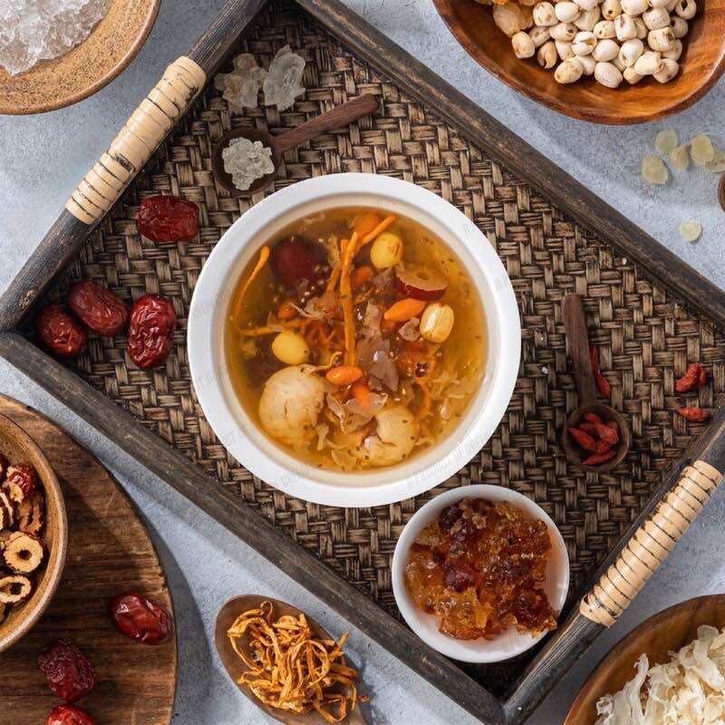 Combo sét chè dưỡng nhan 12 vị
