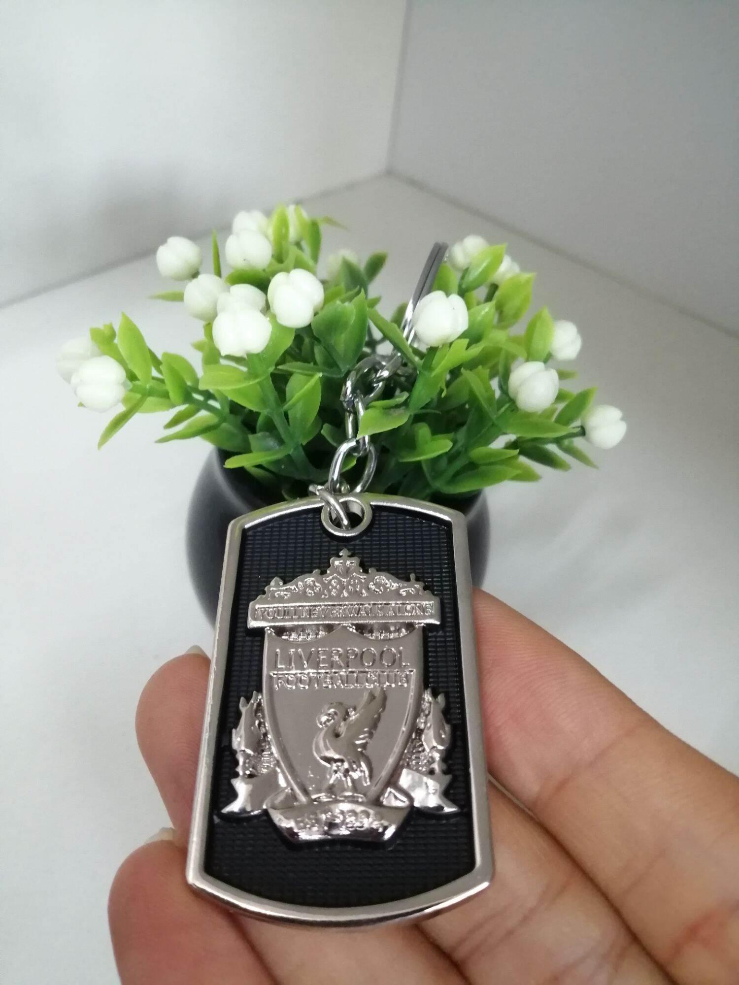 Móc khóa logo khắc nổi Liverpool