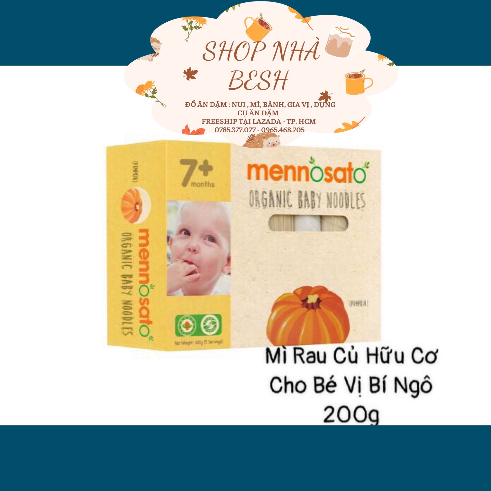 Mì dinh dưỡng rau củ hữu cơ cho bé vị củ dền MenNoSato 200g – Organic Baby Noodle BeeTroot