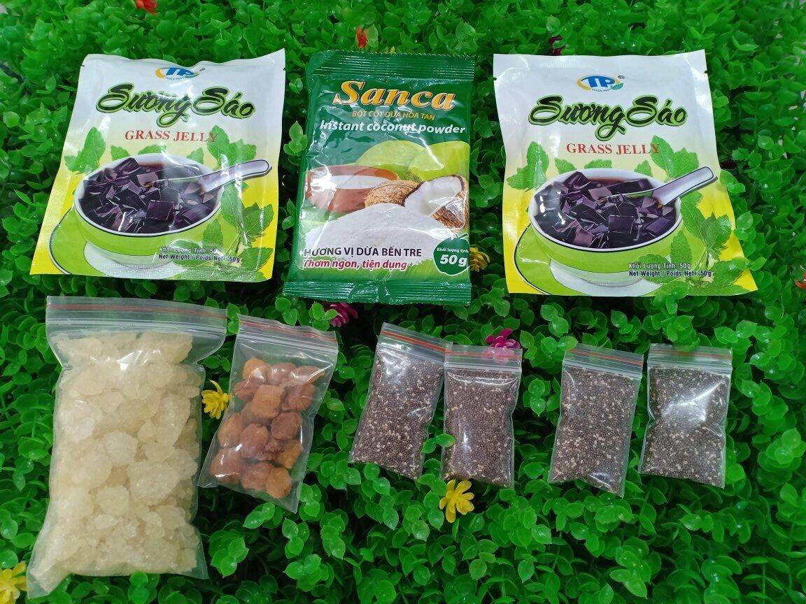 Set sương sáo hạt chia long nhãn - 30 chén