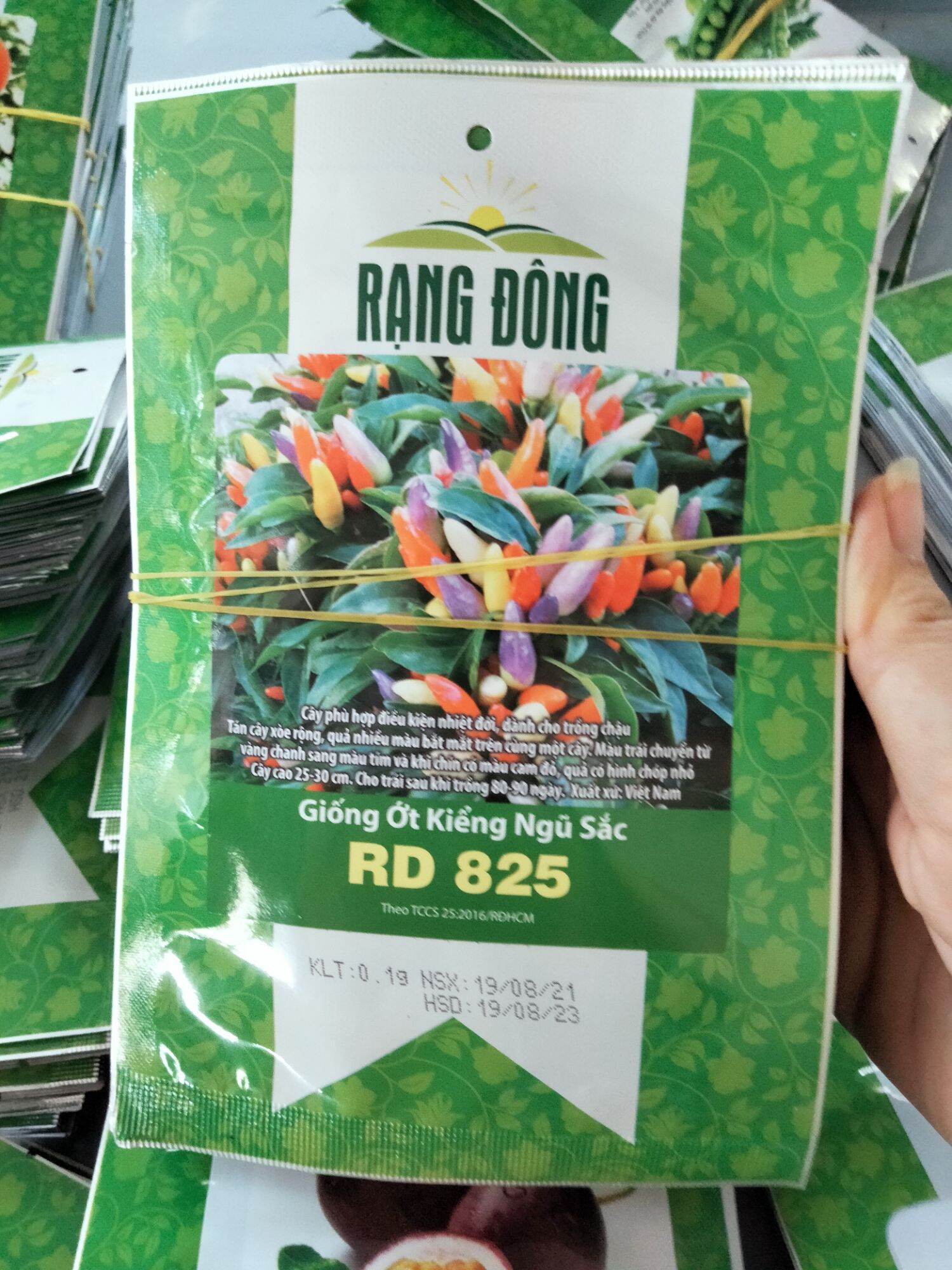 Hạt giống ớt ngũ sắc
