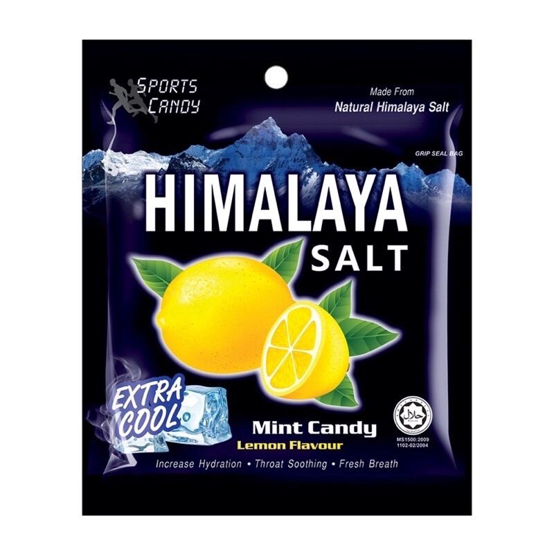 Kẹo chanh muối Himalaya Salt vị bạc hàvị gừngLemon Flavourbù khoáng