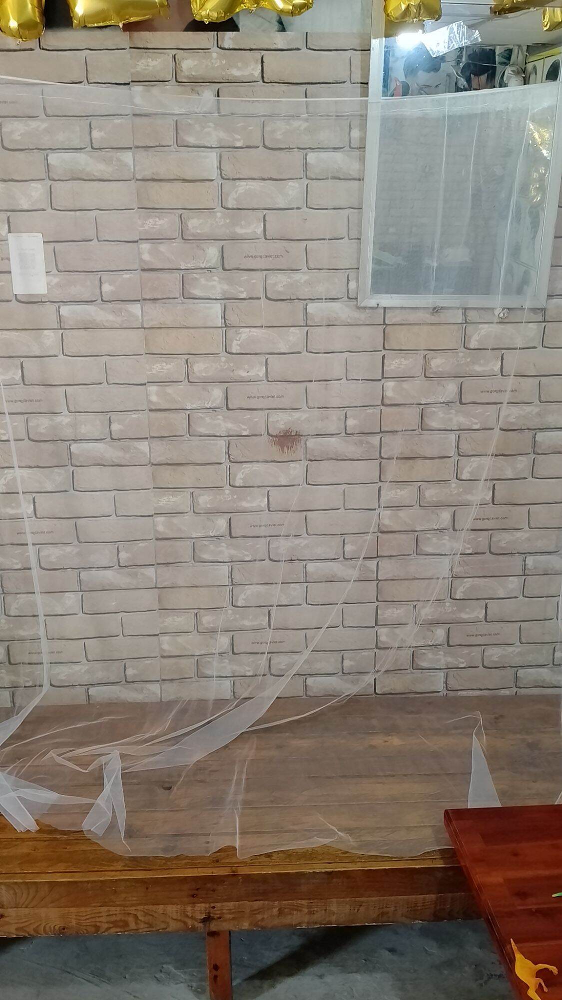 Rèm voan lưới trang trí sinh nhật, paty..