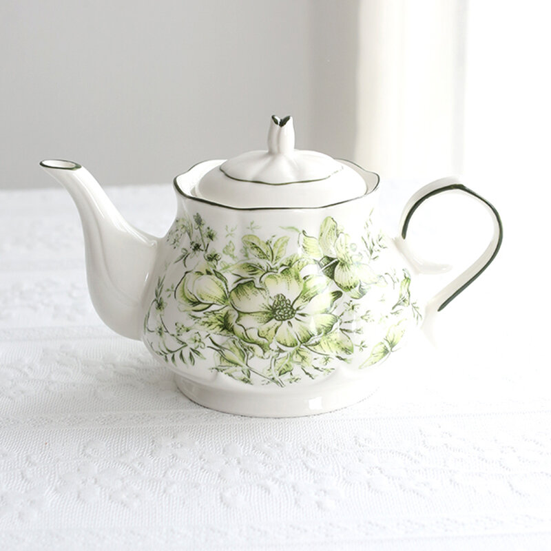 Đĩa ăn gốm sứ phong cách châu âu vườn hoa cổ điển cung đình kiểu pháp, bộ đồ ăn đĩa ăn tây đĩa tròn đĩa canh đĩa bát đĩa cốc