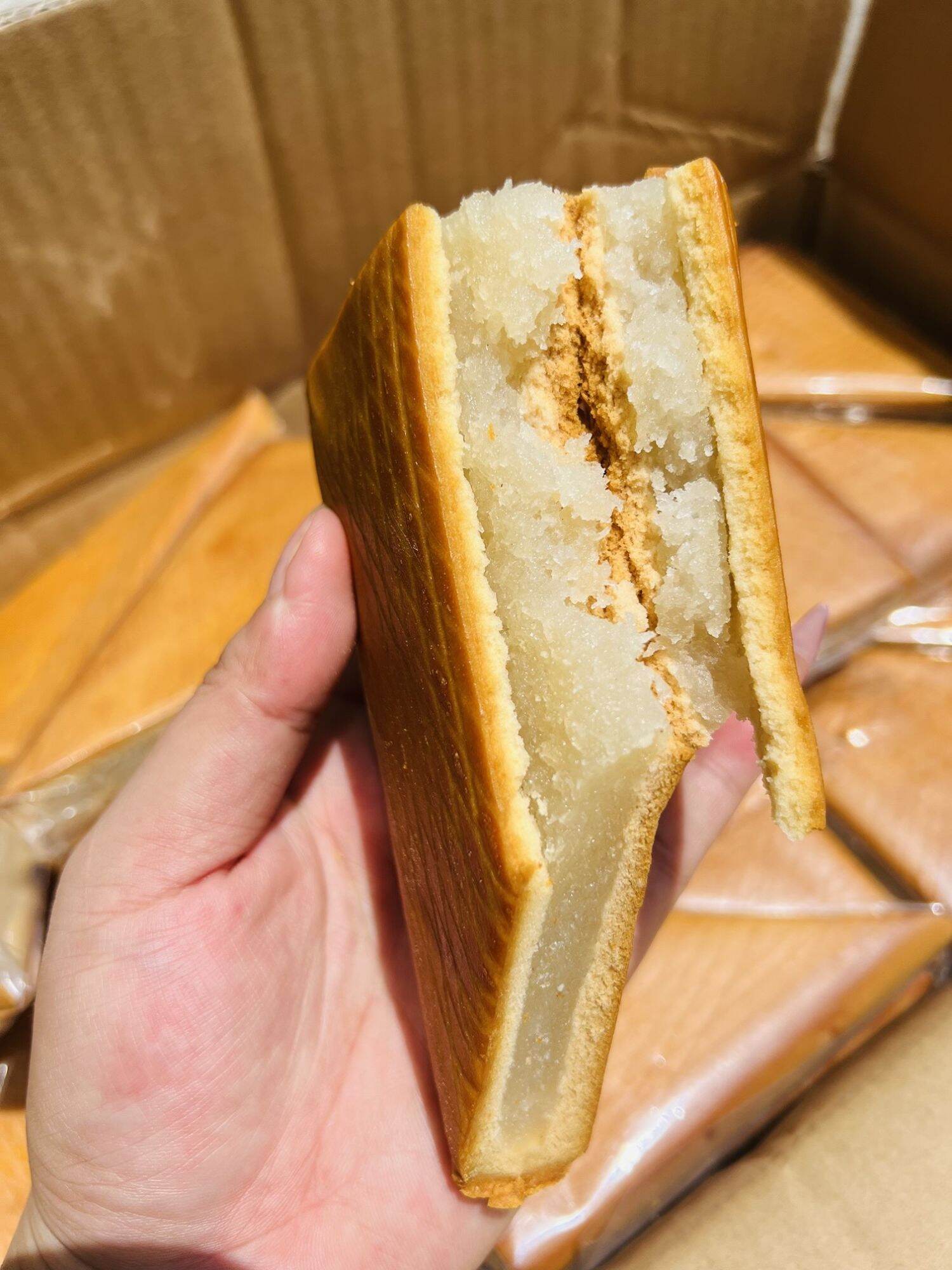 Bánh xà lam dừa miếng 200g (Ăn vặt thuần chay)