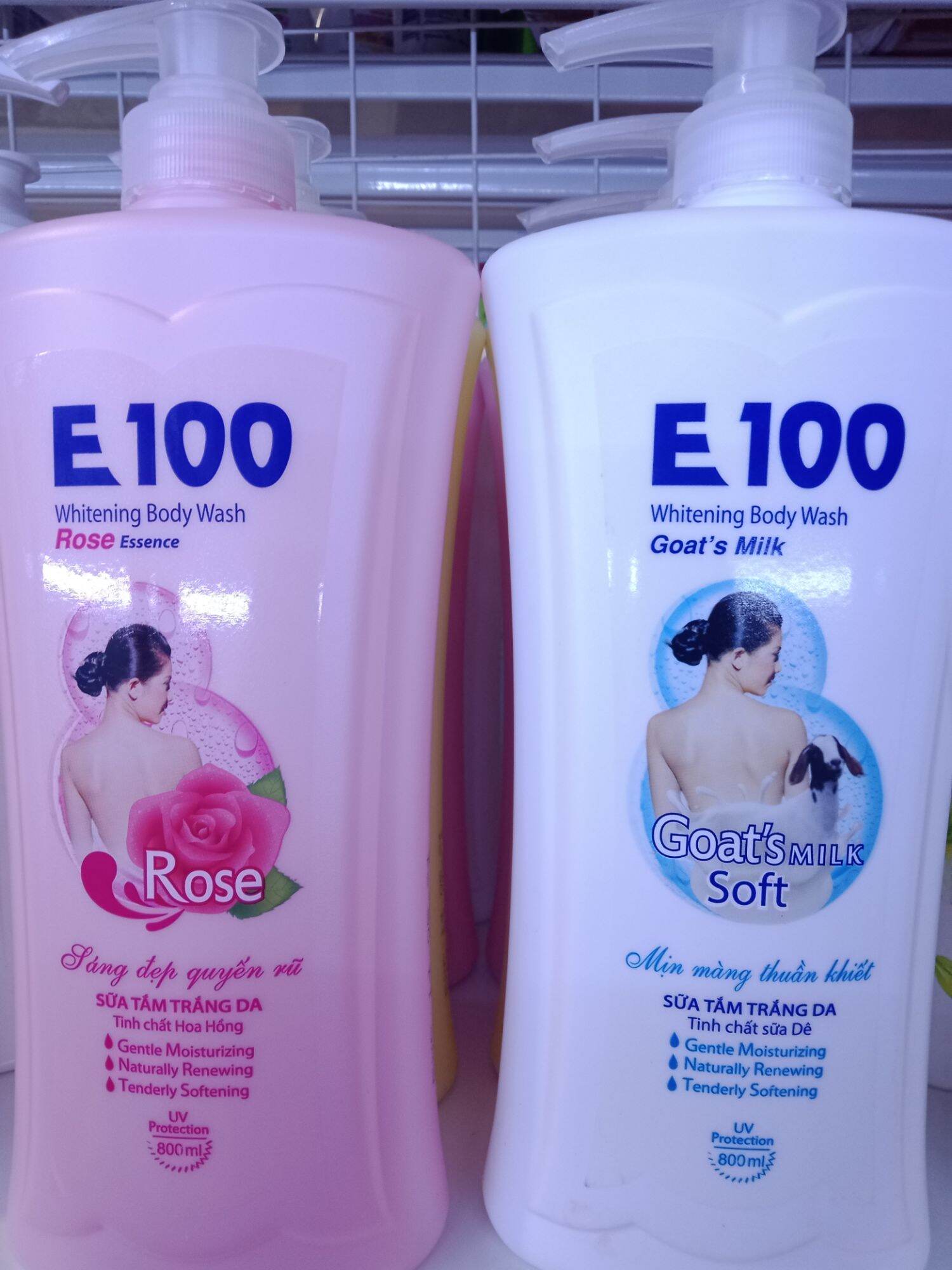 Sữa Tắm E100 Đủ màu 800ml