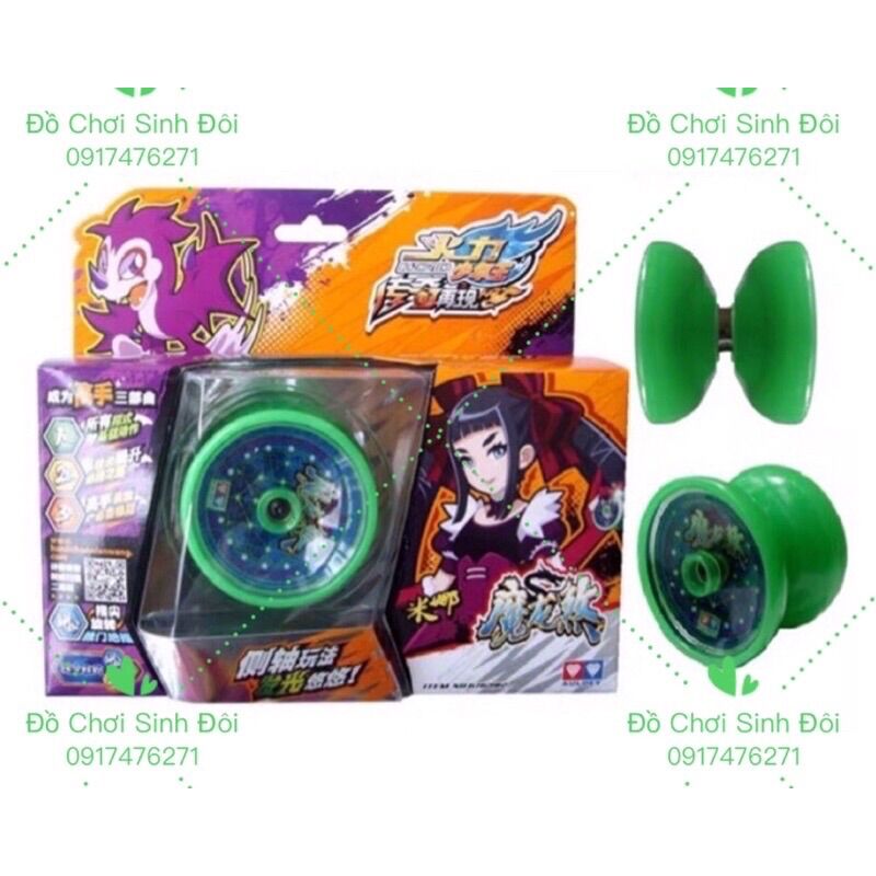ĐỒ CHƠI YOYO 676302 màu xanh lá - TUYỆT ĐỈNH YOYO - RỒNG CUỘNG NỘ - đồ chơi vận động